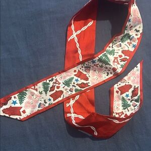 Arkansas Razorbacks Twilly Saturday Silks Scarf